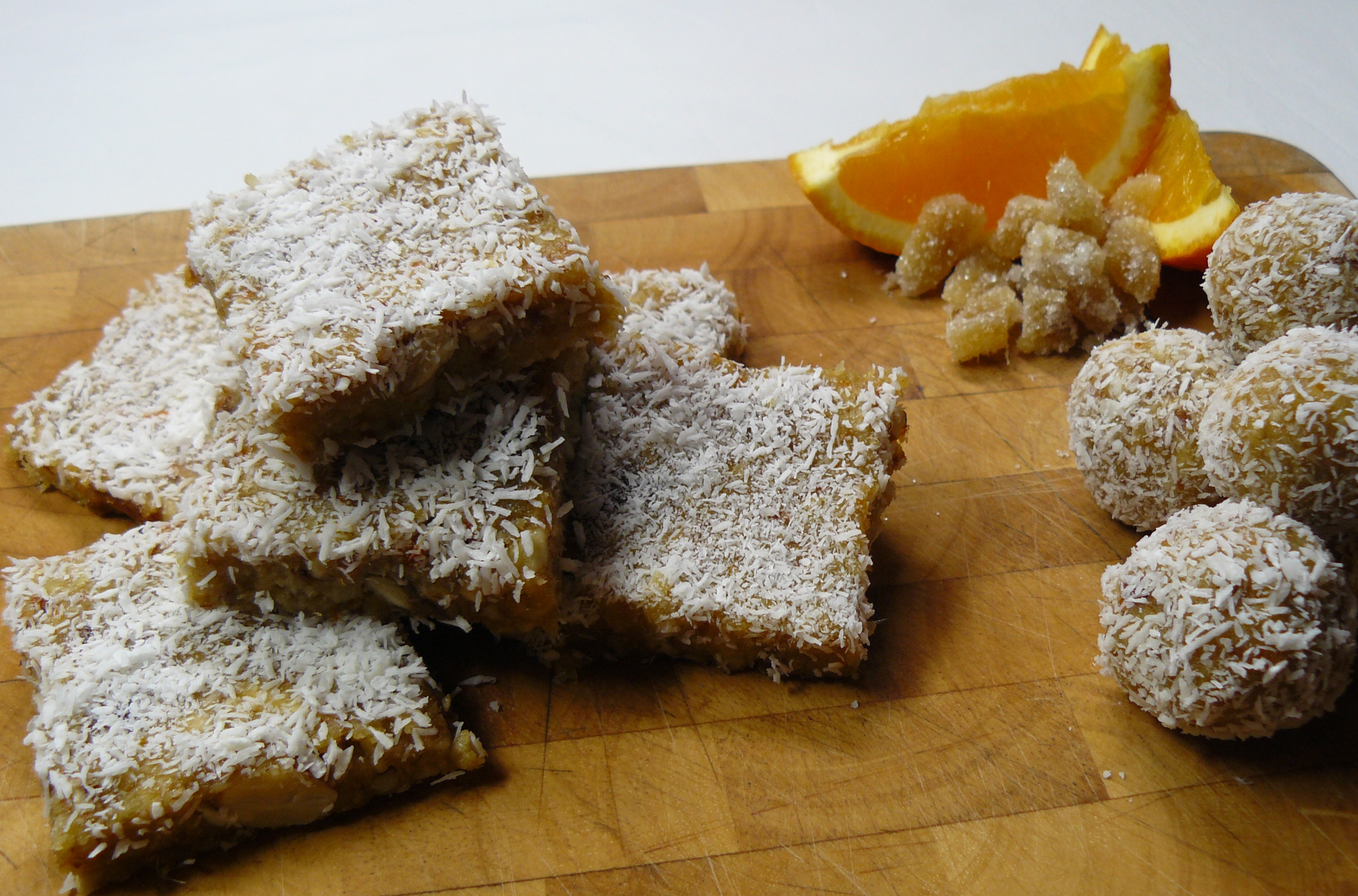 Coconut and Ginger Energy Bars