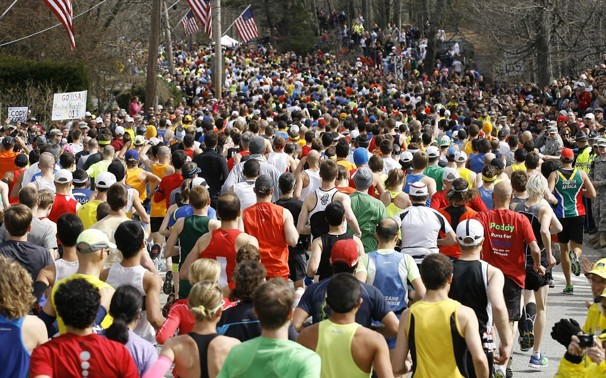 Boston Marathon Runners from Washingtonpost.com