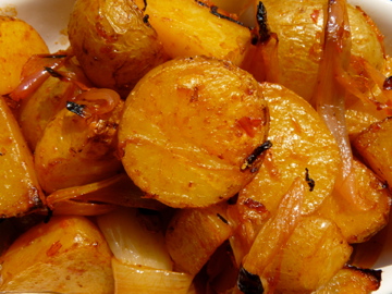 harissa roasted potatoes