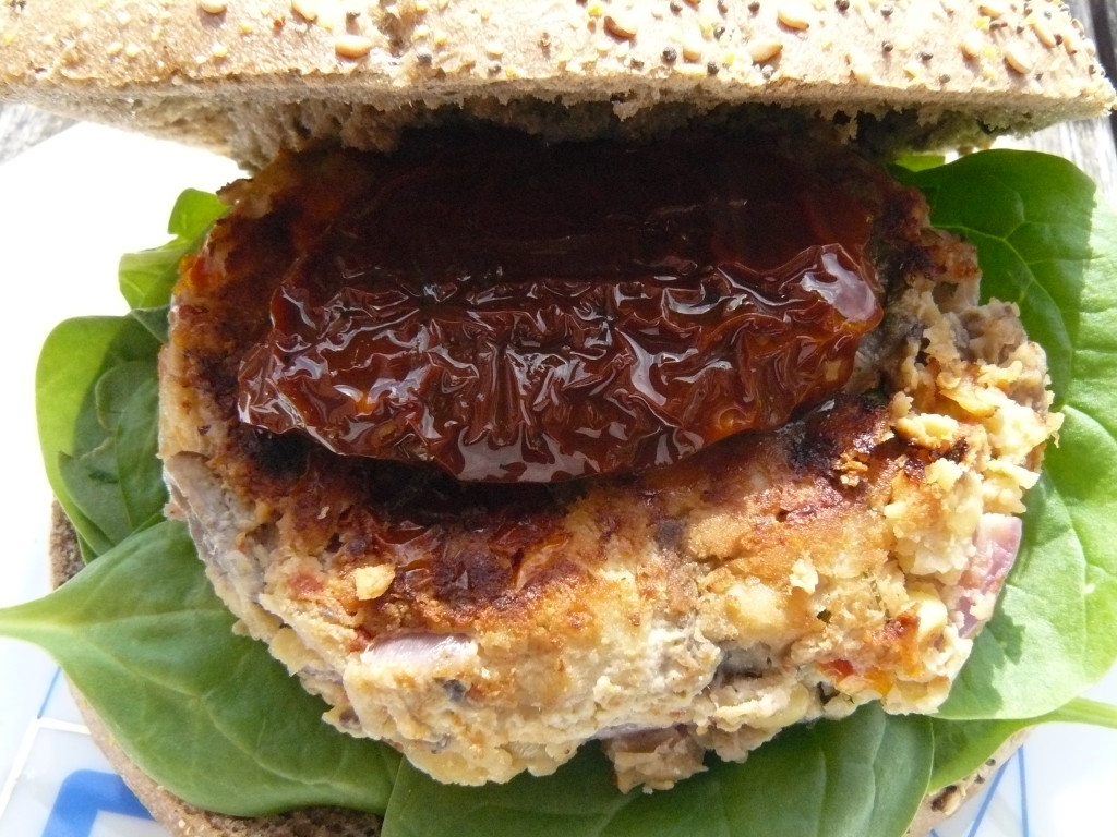 lentil, feta and sun dried tomato pate