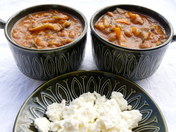 borlotti bean and tamarind soup
