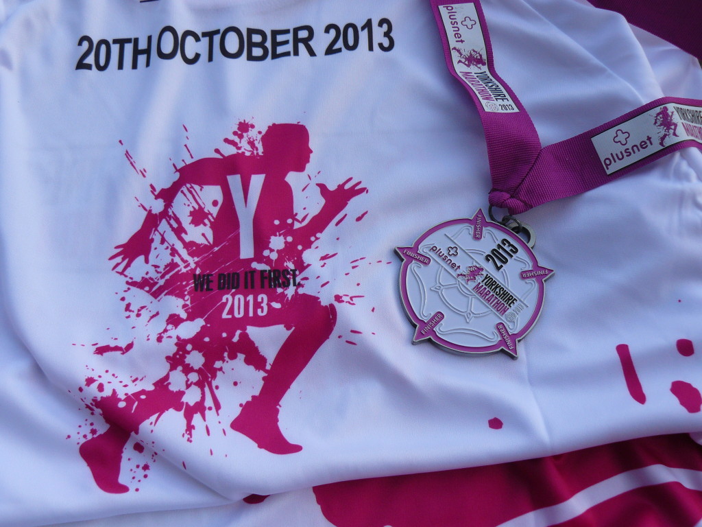 yorkshire marathon medal