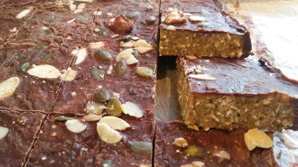 choc nut energy bars