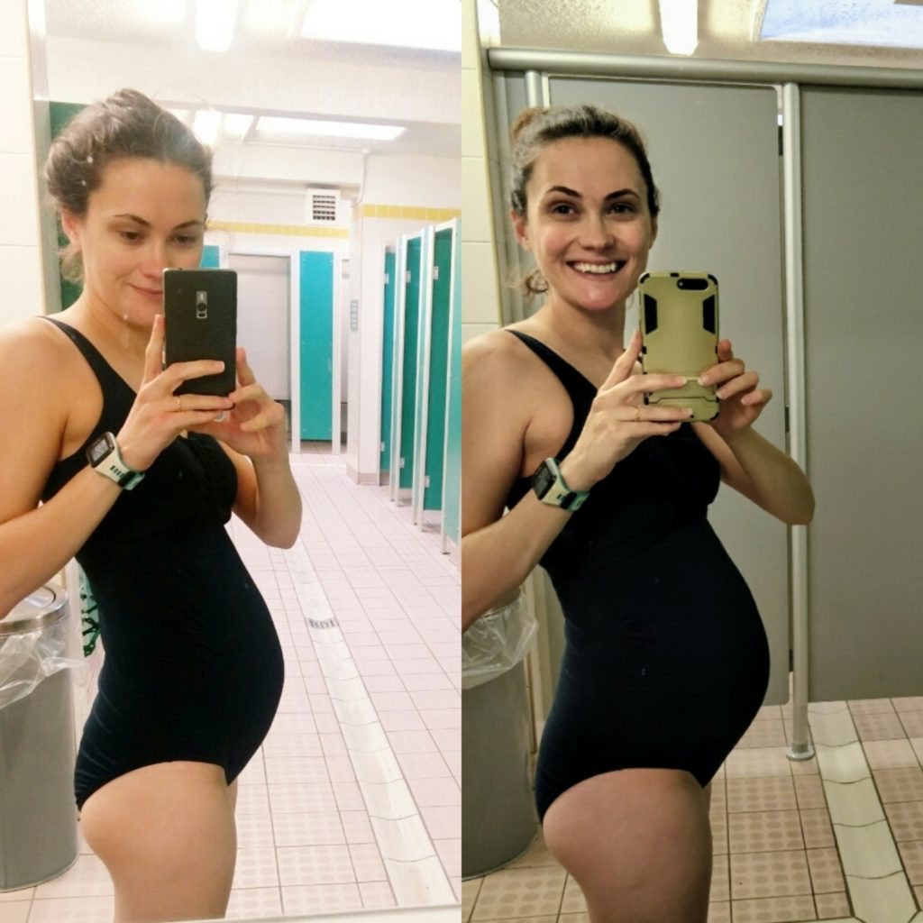 20 weeks pregnant bump vs 30 weeks pregnant bump
