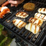 Barbequed Halloumi with Chilli Oil