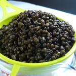 Black Urad Dahl Balls with Lime and Mint Dressing