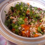 Marathon Carb Loading: Pearl Barley Tabbouleh