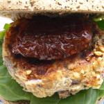 Lentil, Feta and Sun Dried Tomato Burgers