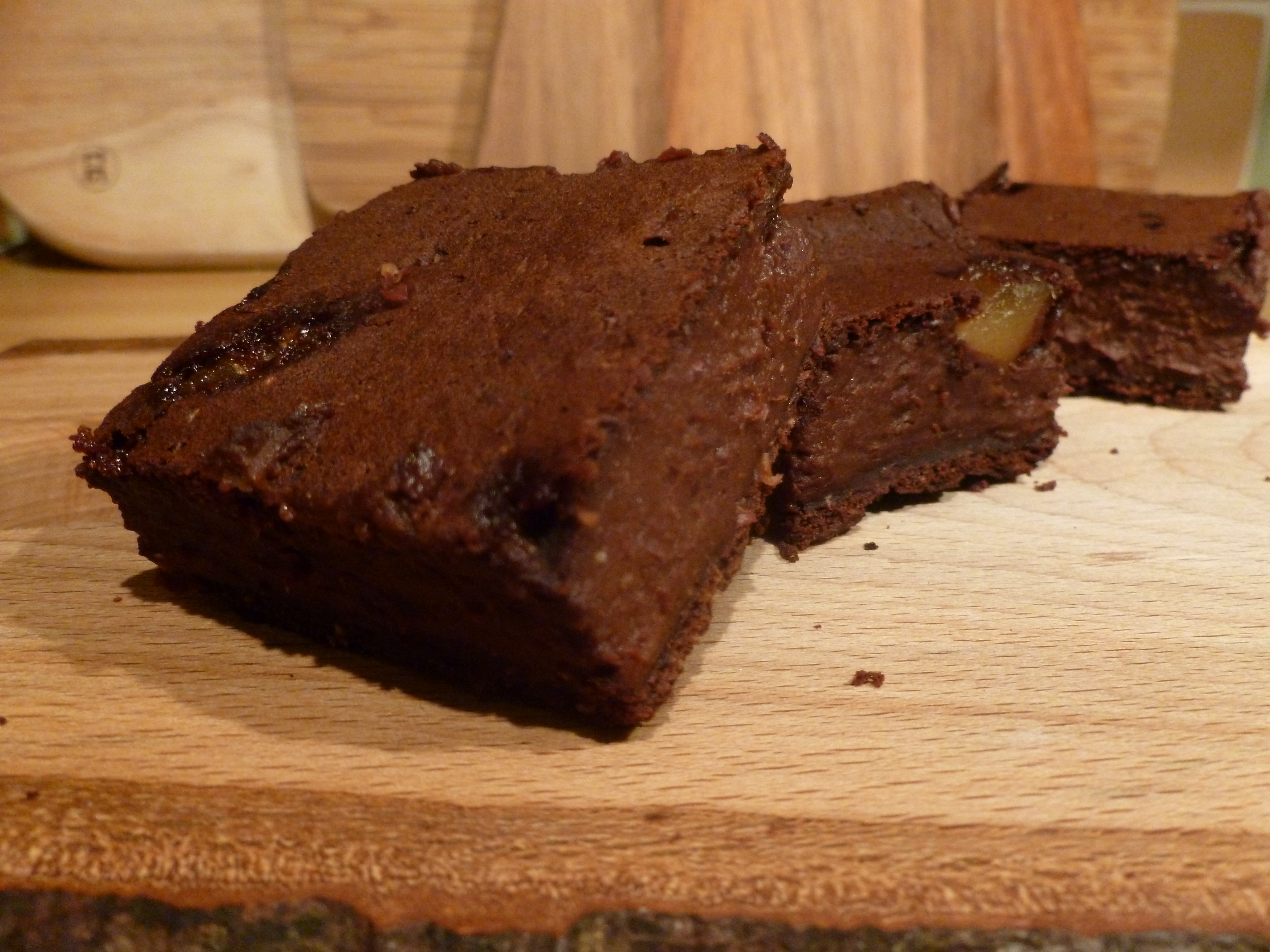 Vegan Ginger-Chocolate Brownies