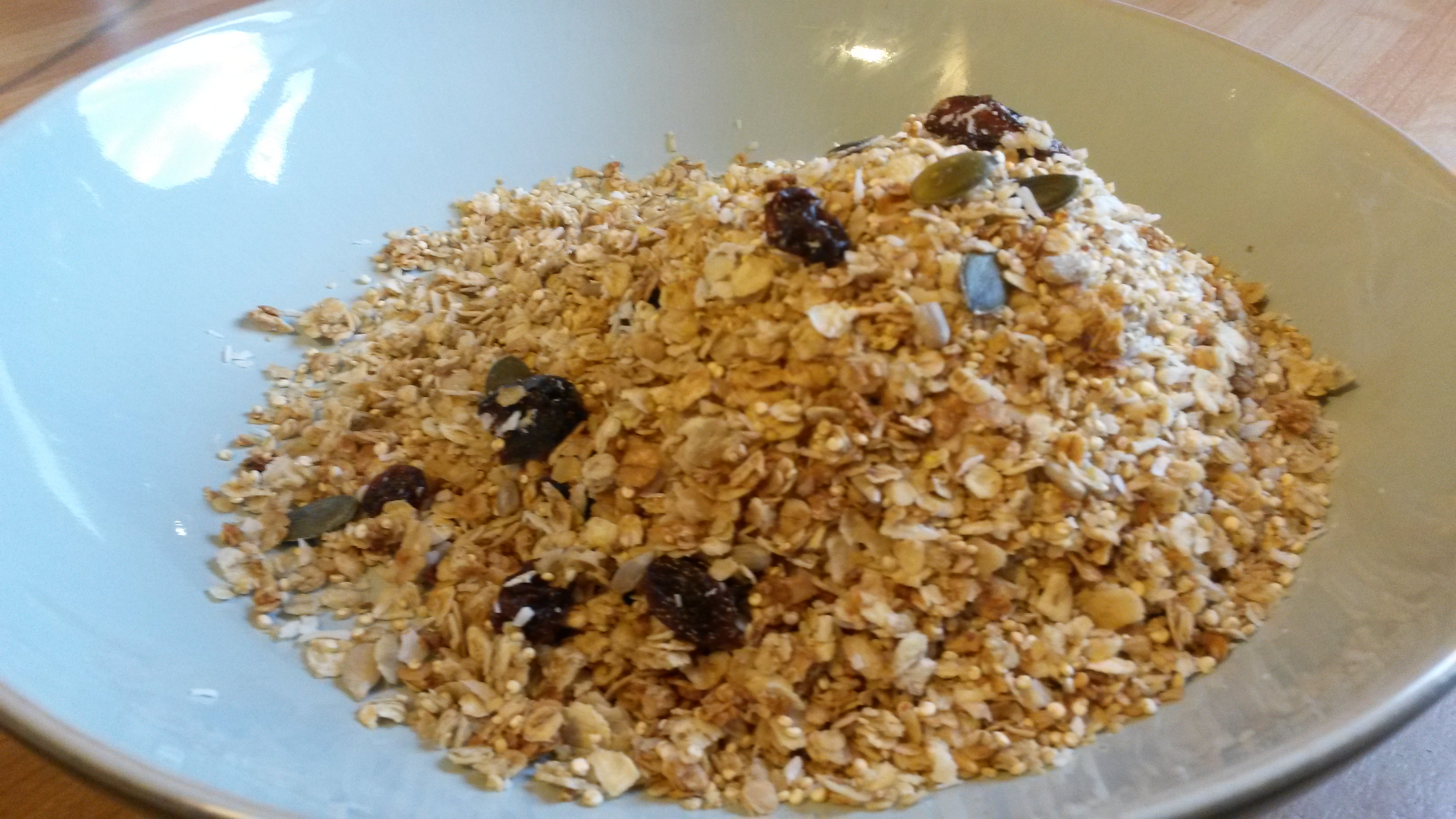 Ginger Granola with Quinoa Crunchies