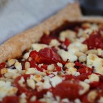 Feta and Cherry Tomato Flaky Pastry Pizza