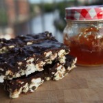 Chocolate Orange Popcorn Energy Bars