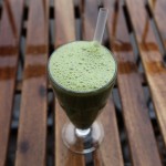 Green Tea, Kale and Cacao Nibs Smoothie