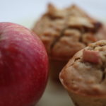 Pink Lady Apple and Tahini muffins, veggie runners muffin recipes, veggie runners apple muffins, vegan muffin recipes, vegan recipes with tahini, vegan recipes with apples